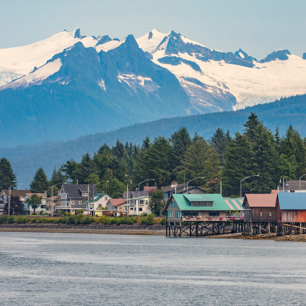 a view of a snow covered mountain